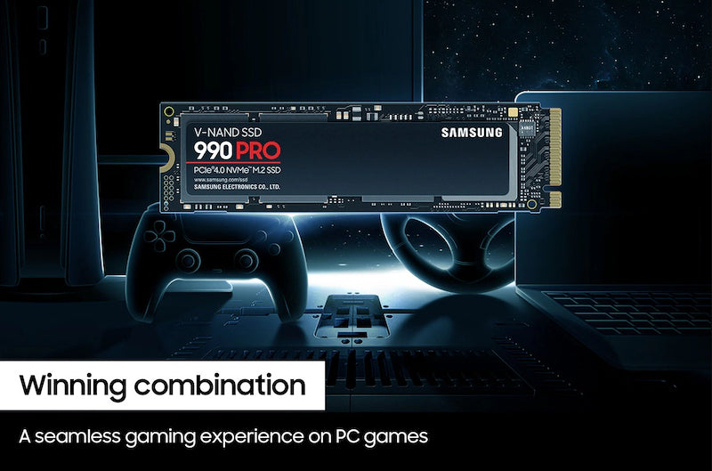 Samsung 990 PRO 4 TB M.2 PCI Express 4.0 NVMe V-NAND TLC - MZ-V9P4T0B/AM