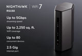 NETGEAR Nighthawk RS150 wireless router Gigabit Ethernet Dual-band (2.4 GHz / 5 GHz) Black - RS150-100NAS