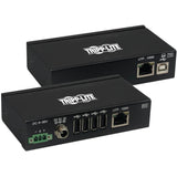 Tripp Lite 4-Port Industrial USB over Cat6 Extender, ESD Protection, PoC - USB 2.0, Mountable, 330 f - B203-104-IND-ER