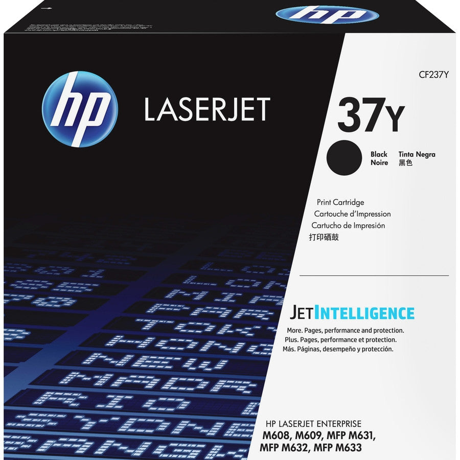 HP 37Y Extra High Yield Black Original LaserJet Toner Cartridge CF237Y