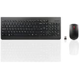 Lenovo Wireless Keyboard Mouse Combo - USB Wireless RF - USB Wireless RF - Optical - 1200 dpi - 3 Bu - GX30N81775