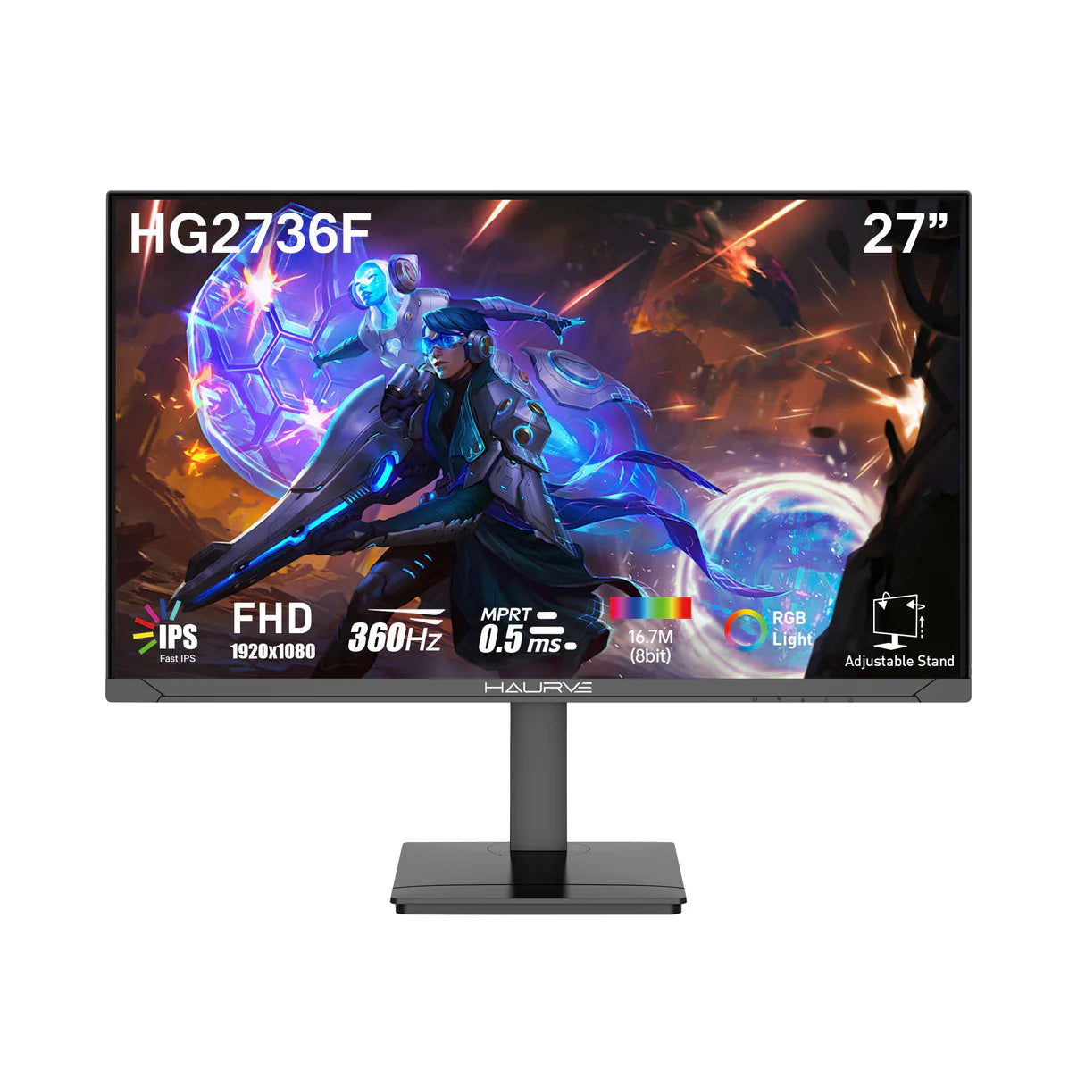 Haurve 27" FHD 1920x1080 360Hz Gaming Monitor (HG2736F)