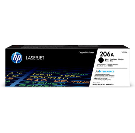 HP 206A Black Original LaserJet Toner Cartridge W2110A