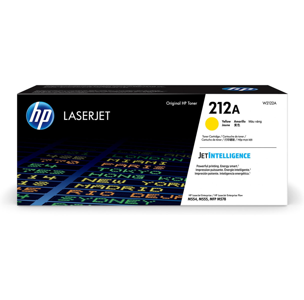 HP 212A Yellow Original LaserJet Toner Cartridge W2122A