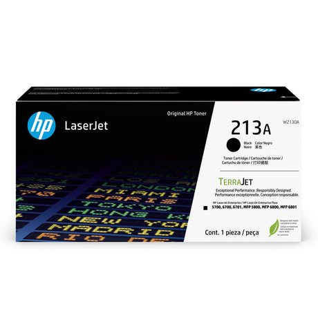 HP 213A Black Original LaserJet Toner Cartridge W2130A