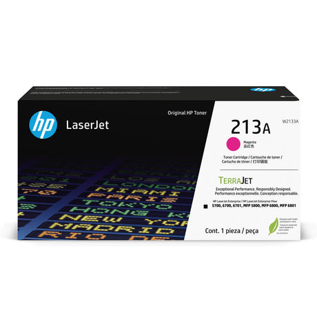 HP 213A Magenta Original LaserJet Toner Cartridge W2133A