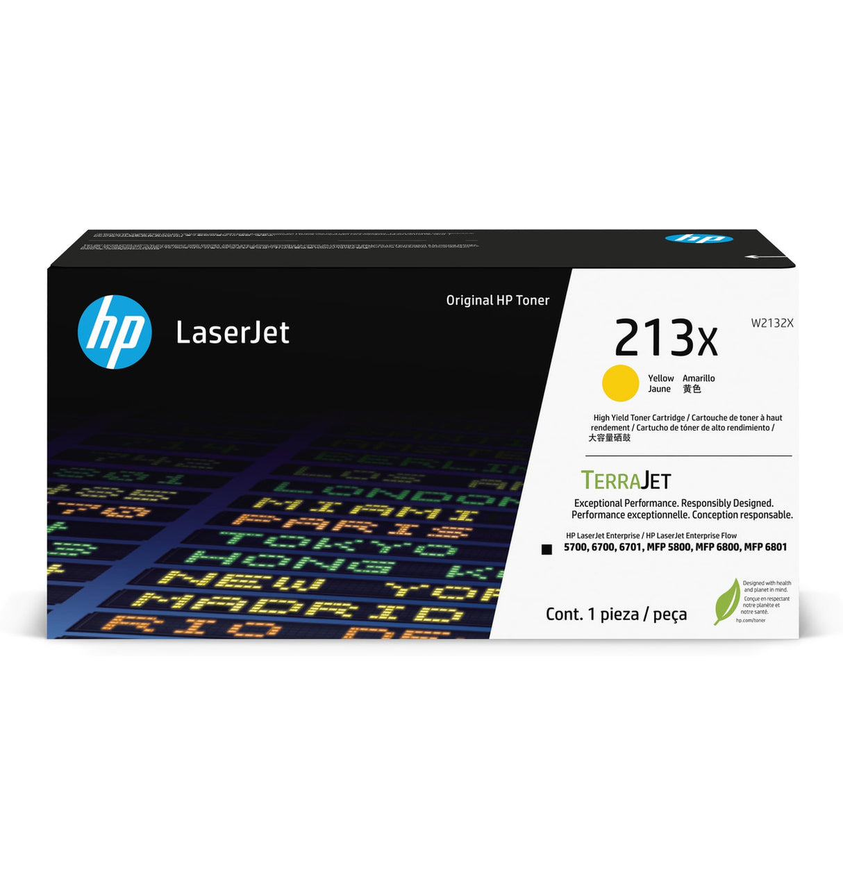 HP 213X High Yield Magenta Original LaserJet Toner Cartridge W2133X