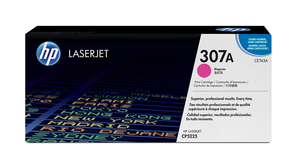 HP 307A Magenta Original LaserJet Toner Cartridge CE743A