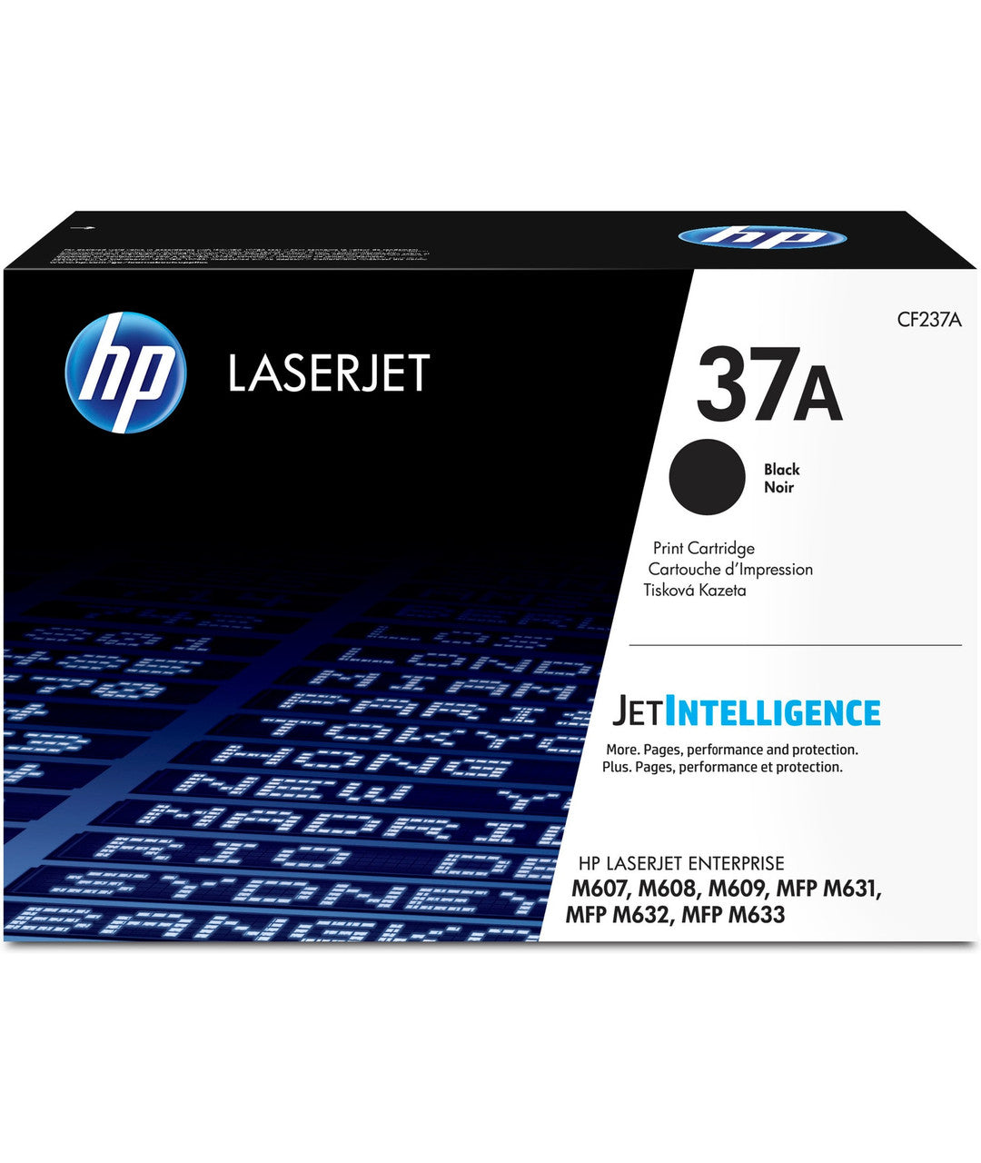 HP 37A Black Original LaserJet Toner Cartridge CF237A