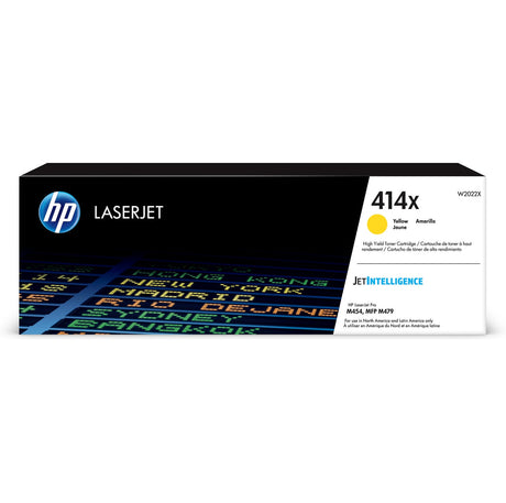 HP 414X High Yield Cyan Original LaserJet Toner Cartridge W2021X