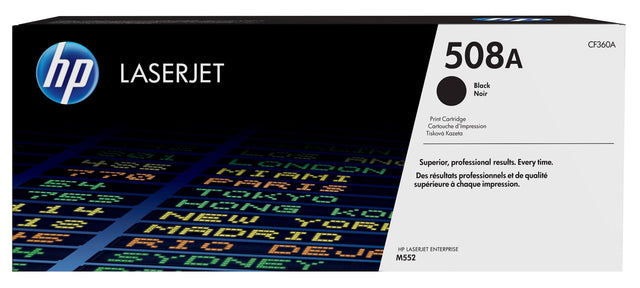 HP 508A Black Original LaserJet Toner Cartridge CF360A