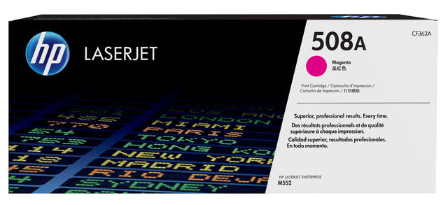 HP 508A Magenta Original LaserJet Toner Cartridge CF363A