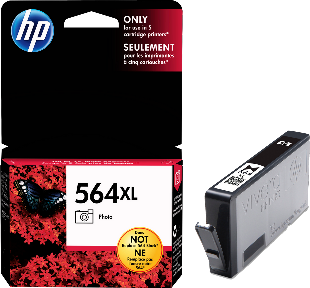 HP 64A Black Original LaserJet Toner Cartridge CC364A