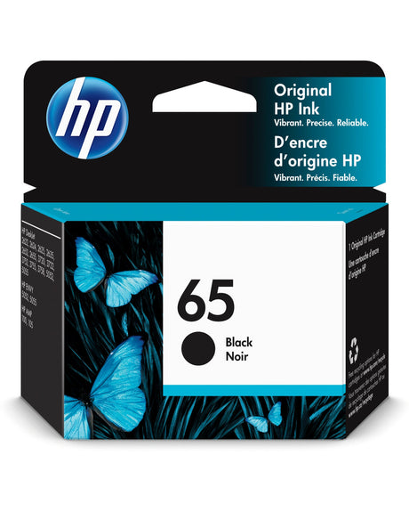 HP 65 Black Original Ink Cartridge N9K02AN#140