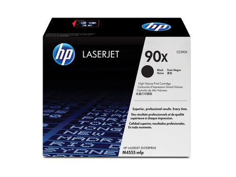 HP 90X High Yield Black Original LaserJet Toner Cartridge CE390X