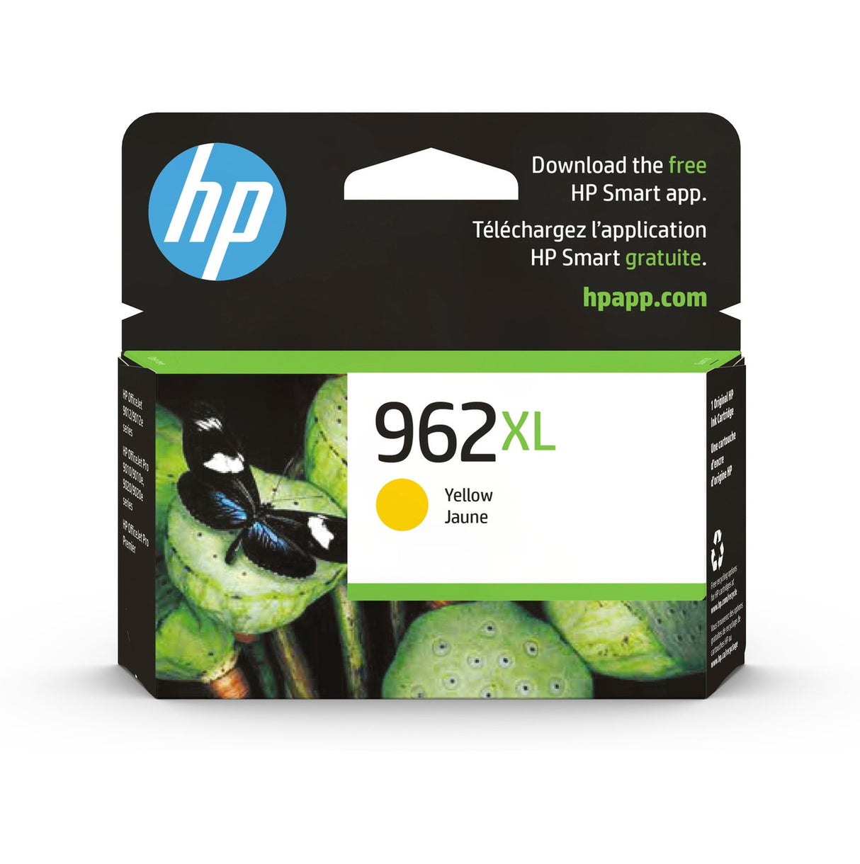 HP 962XL High Yield Yellow Original Ink Cartridge 3JA02AN#140