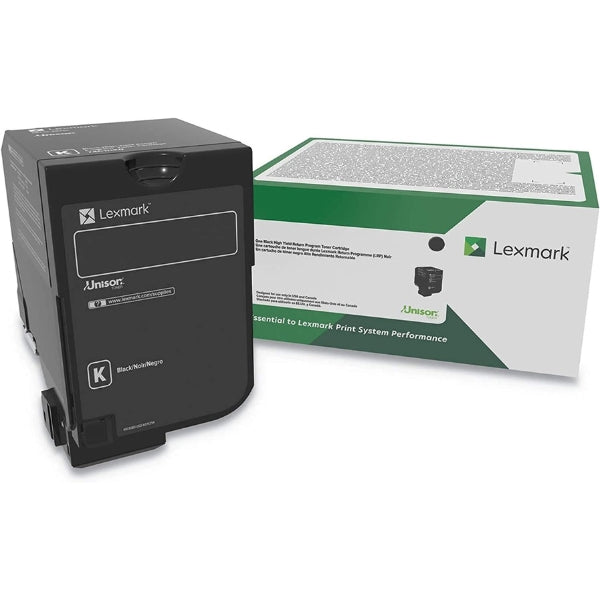 Lexmark Black Toner Cartridge Return Program High Yield 25,000 Pages - 84C0HKG