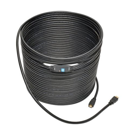Tripp Lite P568-100-ACT Active High-Speed HDMI Cable with Built-In Signal Booster (M/M), Black, 100 ft. (30 m) - P568-100-ACT EATON
