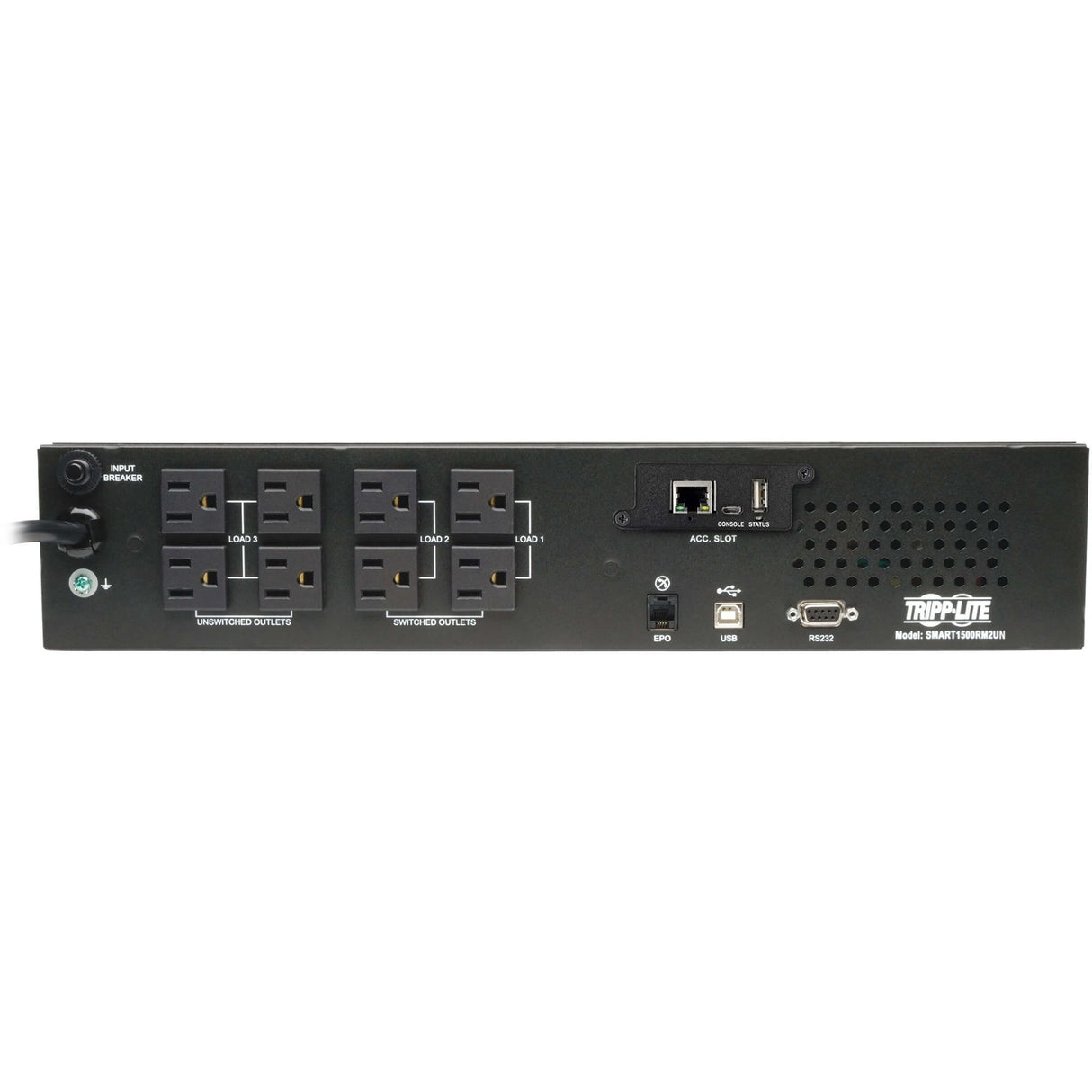 Tripp Lite SmartPro 120V 1.5kVA 1.35kW Line-Interactive Sine Wave UPS, SNMP, Webcard pre-installed,  - SMART1500RM2UN