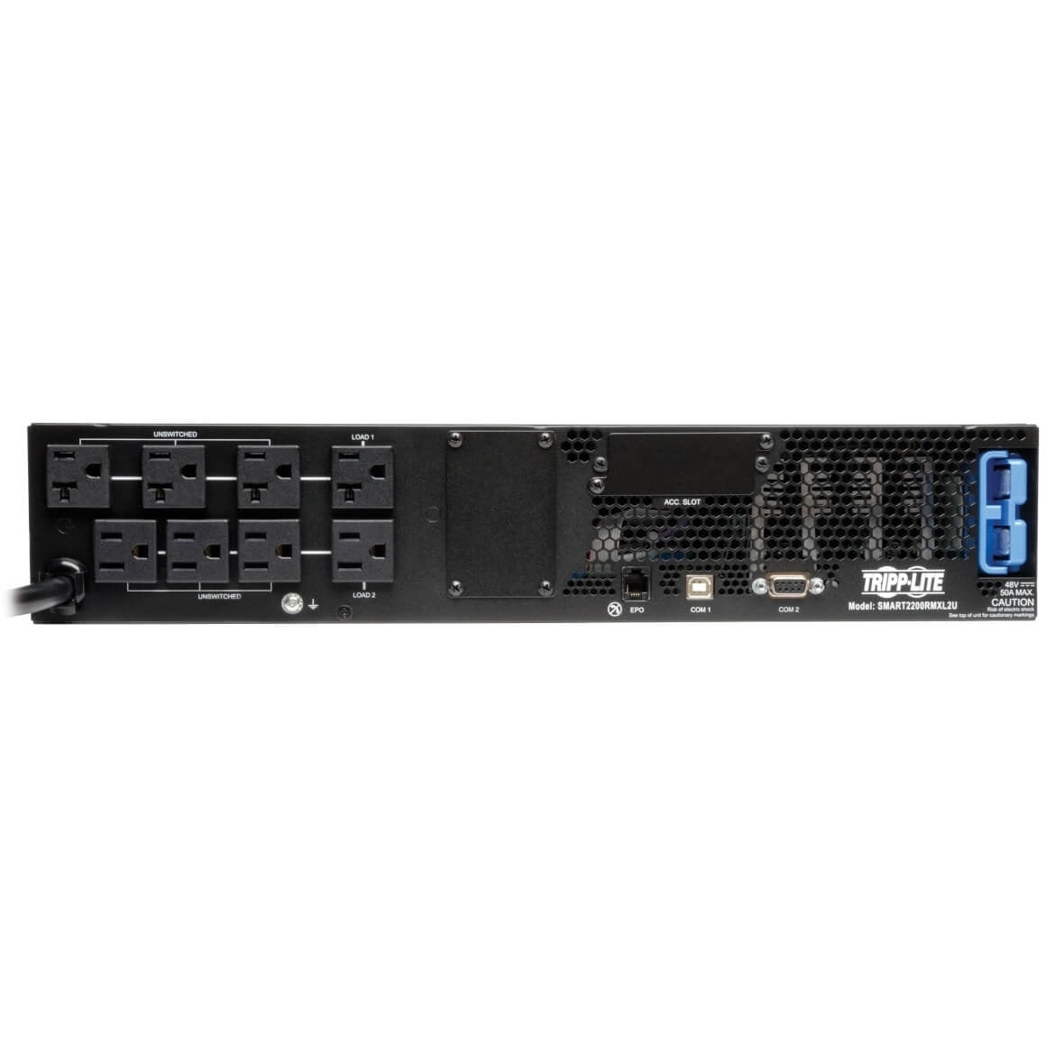 Tripp Lite SmartPro 120V 2.2kVA 1.92kW Line-Interactive Sine Wave UPS, Extended Run, SNMP, Webcard,  - SMART2200RMXL2U