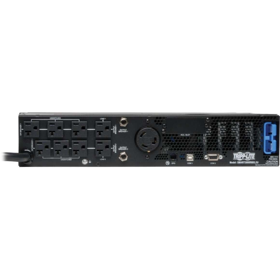 Tripp Lite SmartPro 120V 3kVA 2.88kW Line-Interactive Sine Wave UPS, Extended Run, SNMP, Webcard, 2U - SMART3000RMXL2U