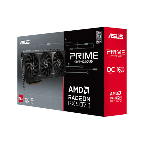 ASUS Prime -RX9070-O16G AMD Radeon RX 9070 16 GB GDDR6 - PRIME-RX9070-O16G ASUS