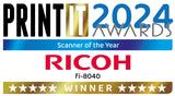 Ricoh FI-8040 ADF + Manual feed scanner 600 x 600 DPI A4 Black, Grey - PA03836-B005