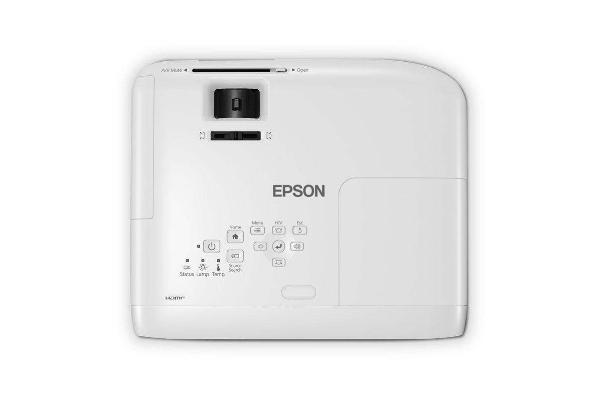 Epson PowerLite E24 Classroom Projector (3,600 Lumens) (XGA) (White) - V11HB51020