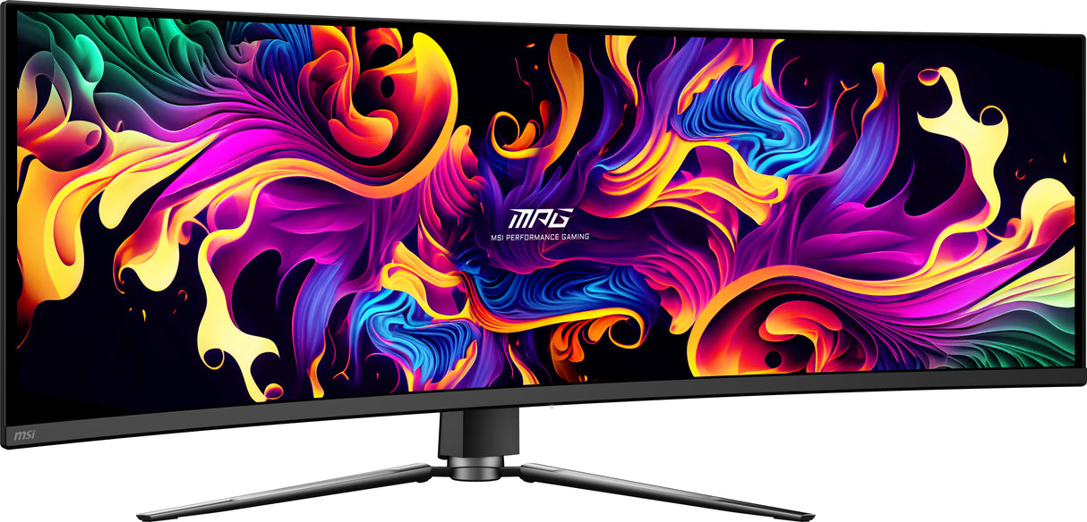 MSI MPG 491CQPX QD-OLED computer monitor 124.5 cm (49") 5120 x 1440 pixels Dual QHD Black - MPG491CQPXQDOLED