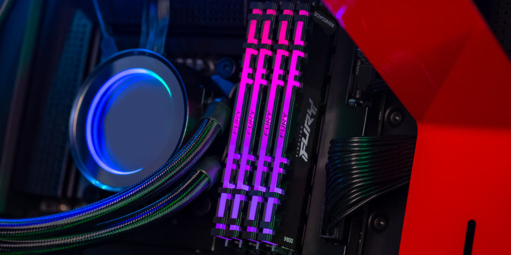 Kingston Technology FURY 16GB 3200MT/s DDR4 CL16 DIMM 1Gx8 Renegade RGB - KF432C16RB12A/16