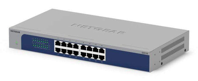 NETGEAR GS516v3 Unmanaged Gigabit Ethernet (10/100/1000) Grey - GS516-300NAS