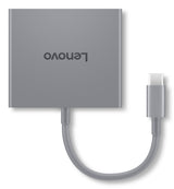 Lenovo GX91R64790 laptop dock/port replicator Wired USB 3.2 Gen 1 (3.1 Gen 1) Type-C Grey - GX91R64790