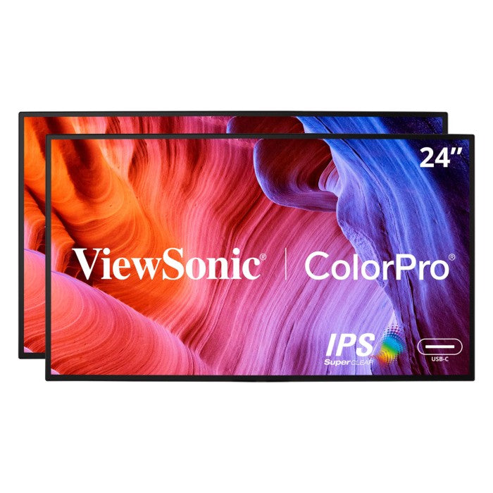 Viewsonic VP2468a_H2 computer monitor 61 cm (24") 1920 x 1080 pixels Full HD LED Black - VP2468A_H2