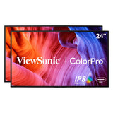 Viewsonic VP2468a_H2 computer monitor 61 cm (24") 1920 x 1080 pixels Full HD LED Black - VP2468A_H2