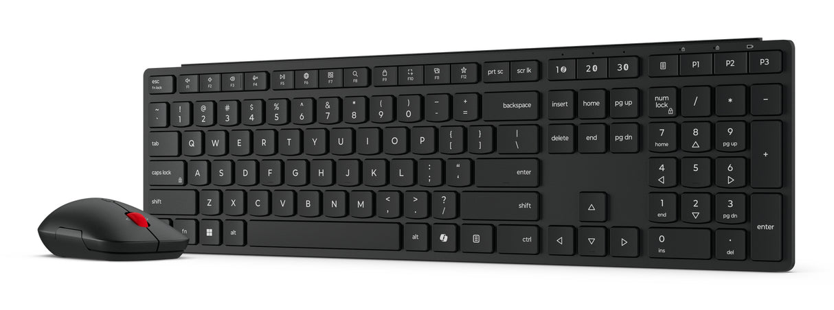 Lenovo 4X31S04810 keyboard Mouse included Office RF Wireless + Bluetooth US English Black - 4X31S04810