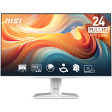 MSI Pro MP243W E14 computer monitor 60.5 cm (23.8") 1920 x 1080 pixels Full HD LCD White - PROMP243WE14