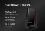 NETGEAR CM2500-100S modem 2000000 Kbit/s - CM2500-100NAS