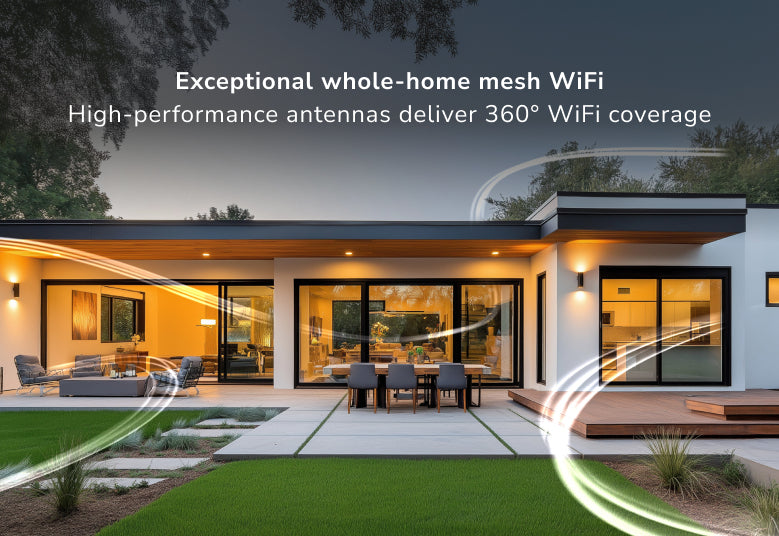 NETGEAR Orbi 370 Dual-band (2.4 GHz / 5 GHz) Wi-Fi 7 (802.11be) White 2 Internal - RBE372-100NAS