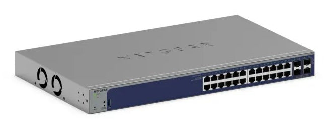NETGEAR GS728TX Managed Gigabit Ethernet (10/100/1000) 1U Grey - GS728TX-300NAS