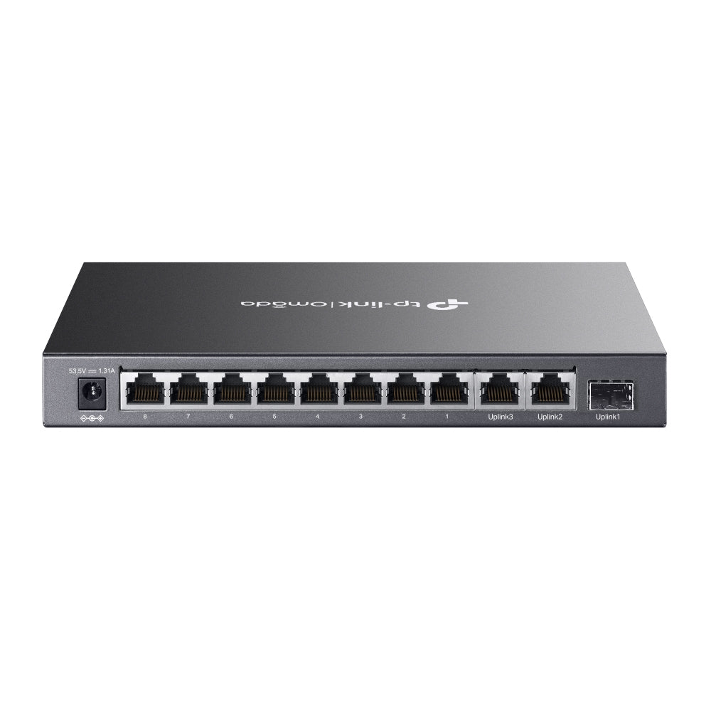 TP-Link Omada DS111P network switch Unmanaged Fast Ethernet (10/100) Power over Ethernet (PoE) Black - DS111P