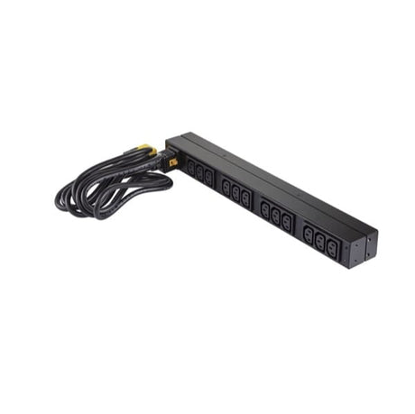 APC Power distribution unit(PDU) APC NetShelter Basic Rack PDU, 1U, 1PH, 3.7kW 230V 16A or 3.3kW 208V 16A, x12 C13 outlets, C20 cord - AP9565