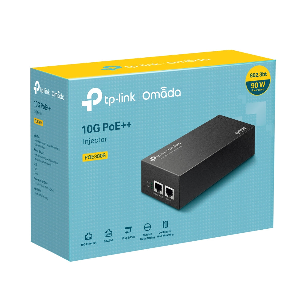 TP-Link Omada PoE++ Injector - POE380S