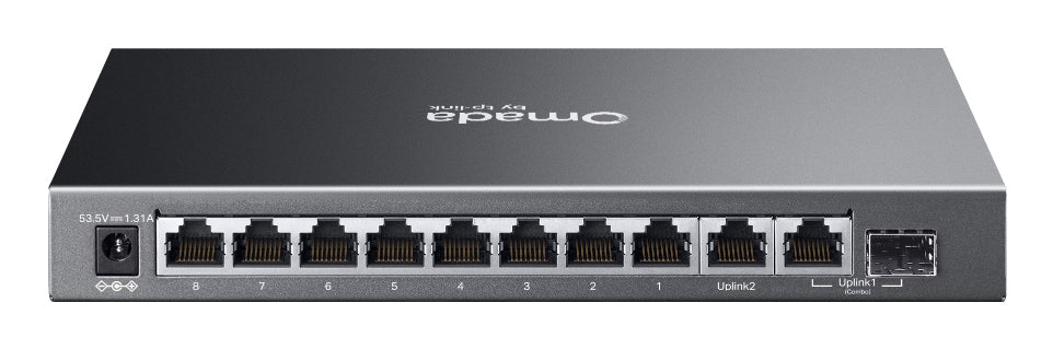 TP-Link Omada ES210GP network switch Managed L2 Gigabit Ethernet (10/100/1000) Power over Ethernet (PoE) DIN rail Black - ES210GP