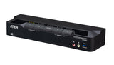 ATEN 4-Port USB 3.0 8K DisplayPort Dual-Display KVMP™ Switch (Cables included) - CS1944DPA ATEN