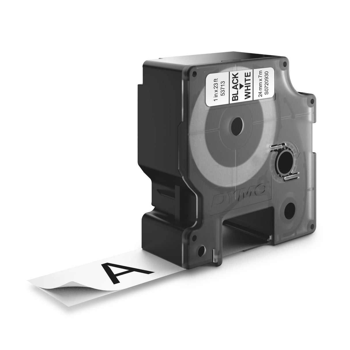 DYMO Authentic D1 Labels | Black Print on White | 24mm x 7m | Self-Adhesive Labels for LabelManager Label Printers - S0720930