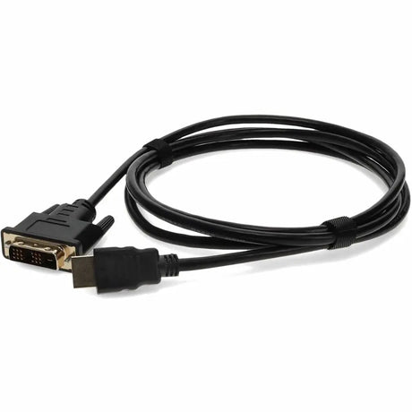 ADD-ON 5PK 6ft HDMI 1.3 Male to DVI-D Single Link (18+1 pin) Male Black Cables For Resolution Up to 1920x1200 (WUXGA) - 100% compatible and guaranteed to work - HDMI2DVIDS6F-5PK