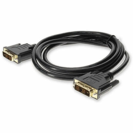 ADD-ON 5PK 6ft HP DC198A Comp DVI-D Single Link (18+1 pin) Male to DVI-D Single Link (18+1 pin) Male Black Cables For Resolution Up to 1920x1200 (WUXGA) - 100% compatible and guaranteed to work - DC198A-AO-5PK