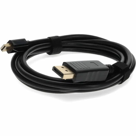 ADD-ON 5PK 6ft Mini-DisplayPort 1.1 Male to DisplayPort 1.2 Male Black Cables For Resolution Up to 3840x2160 (4K UHD) - 100% compatible and guaranteed to work - MINIDP2DPMM6-5PK