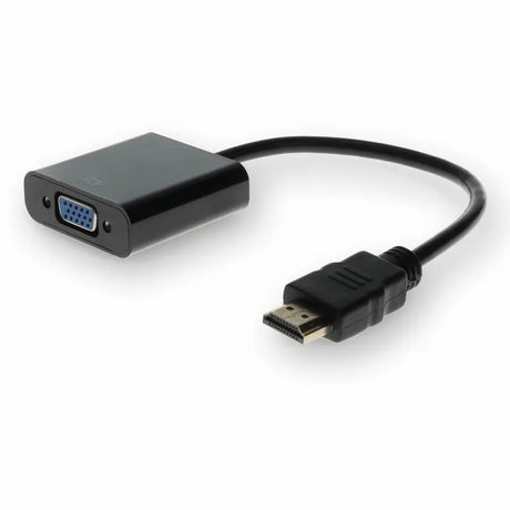 ADD-ON 5PK HDMI 1.3 Male to VGA Female Black Active Adapters For Resolution Up to 1920x1200 (WUXGA) - 100% compatible and guaranteed to work - HDMI2VGA-5PK
