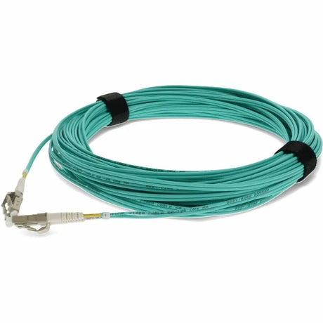 ADD-ON AddOn 12m LC (Male) to LC (Male) Aqua OM4 Duplex Fiber OFNR (Riser-Rated) Patch Cable - 100% compatible and guaranteed to work in OM4 and OM3 applications - ADD-LC-LC-12M5OM4